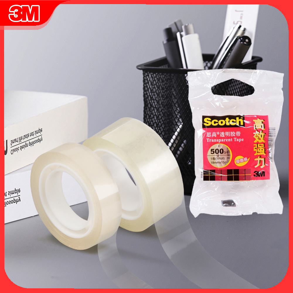 Office Technologies - Ruban adhésif transparent 3M Scotch 500,