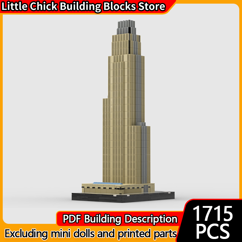 Office Technologies - City Street View modèle MOC briques
