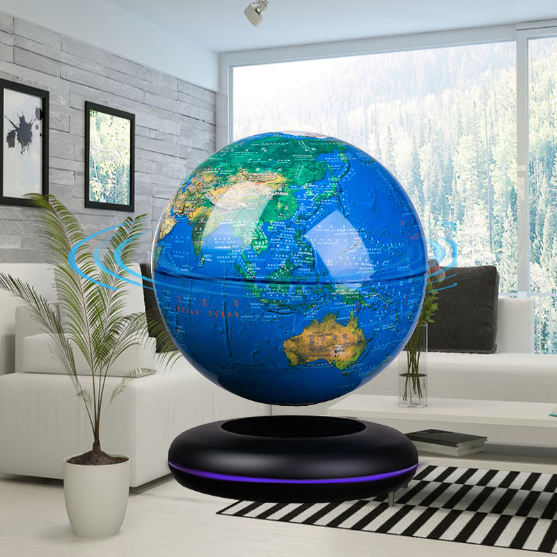 The Office Tech - Globe à lévitation magnétique 8 pouces,
