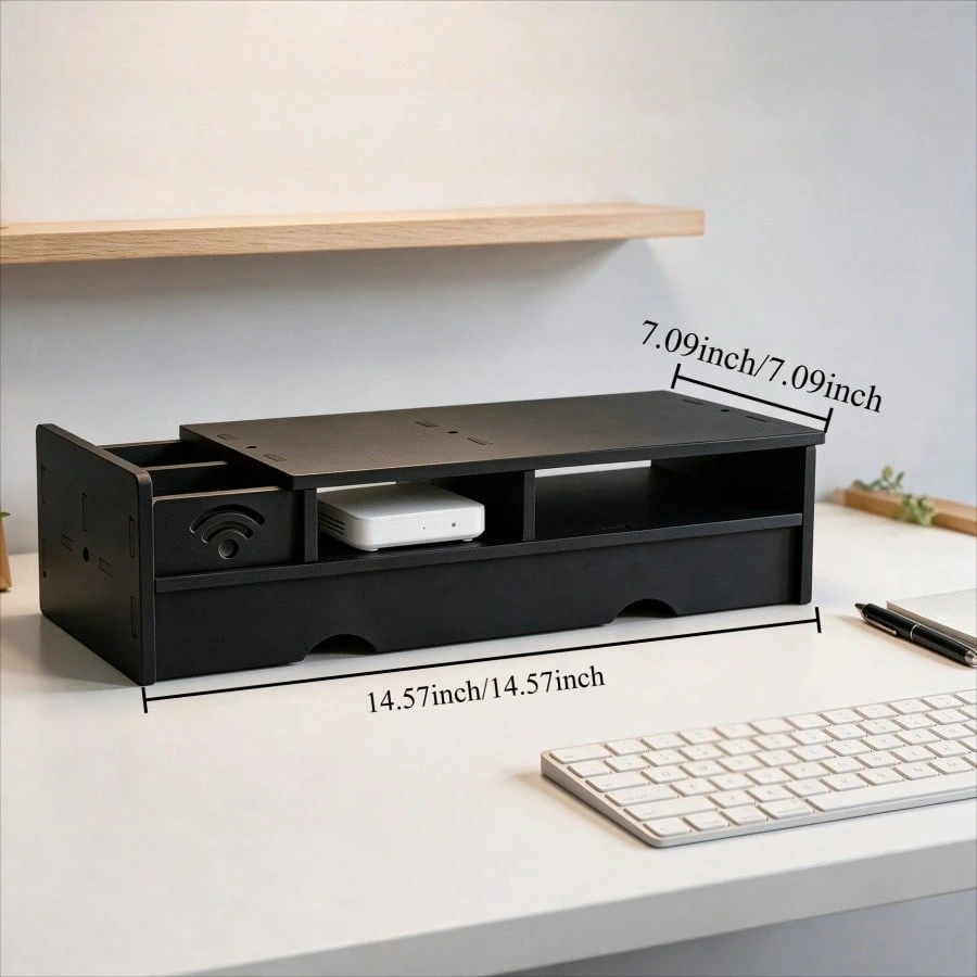 Boîte de rangement noire mate  - Office Tech And Space avis et prix