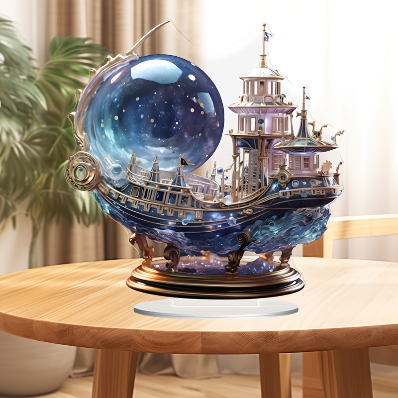 Figurine de bateau en cristal  - Office Technologies avis et prix