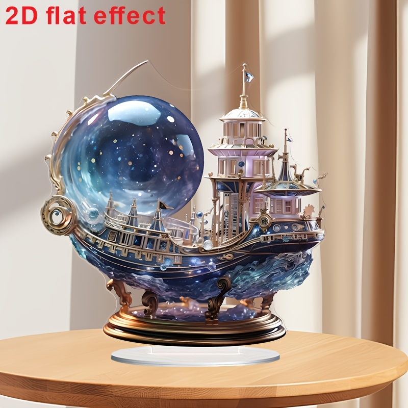 Figurine de bateau en cristal  - Office Technologies avis et prix