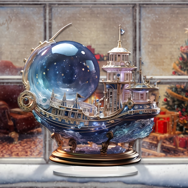 Figurine de bateau en cristal  - Office Technologies avis et prix